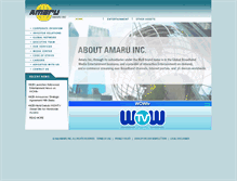 Tablet Screenshot of amaruinc.com